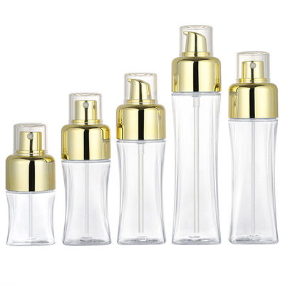 50ml 150mlのプラスチック化粧品のスプレーのびんの金出版物の良い霧ポンプ スプレーヤー