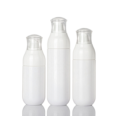 空の明確な円形の小型化粧品の容器の香水のプラスチックはびん金の霧のスプレーの上がった