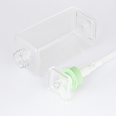 注文のシャワー オイル平らな300ml 400ml 800mlのシャンプーのびんのあたりで空長方形ポンプ