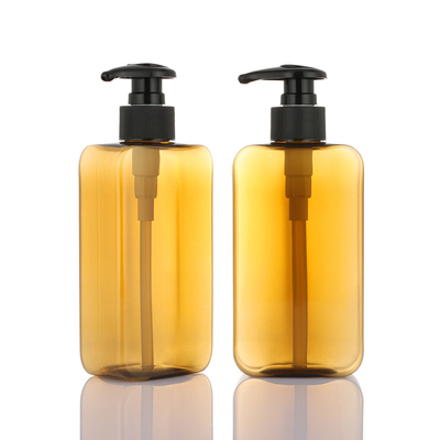 卸売長方形アンブル ボディ ローション シャンプーとコンディショナー ブラック ポンプ 800 ml ブートル
