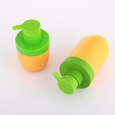 卸売 greem とオレンジ色のユニークなエアレス 50 ml 化粧品空顔ローション ボトル