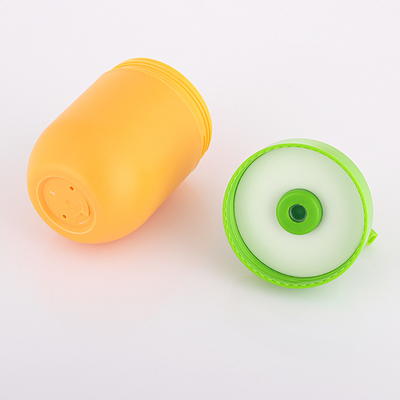 卸売 greem とオレンジ色のユニークなエアレス 50 ml 化粧品空顔ローション ボトル