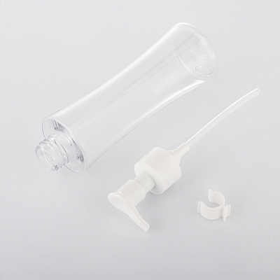 透明なカスタム空の化粧品プラスチック フェイス クリーム ボディ ローション 200ml ポンプ ボトル