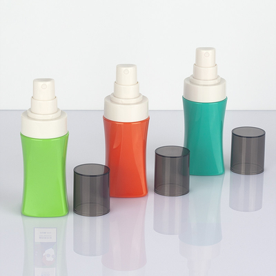 良い霧の噴霧器が付いている引き込み式の 80ml 空のプラスチック ペット スプレーのびん