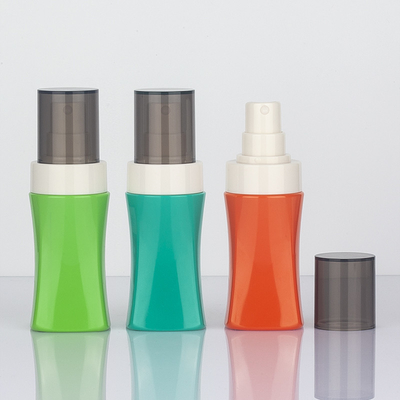 良い霧の噴霧器が付いている引き込み式の 80ml 空のプラスチック ペット スプレーのびん