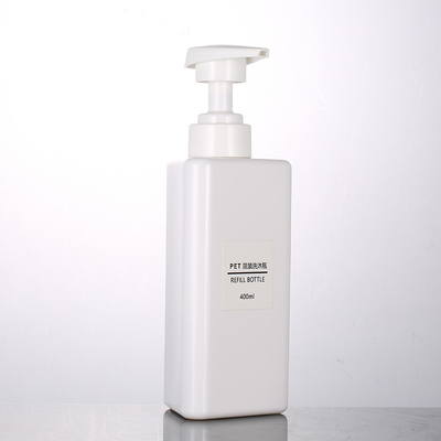 卸し売り100ml 200ml 300mlの三角形の形はプラスチック ペット ローションの容器の黒空気のないポンプ500mlシャンプーのびんをリサイクルする