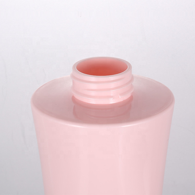 卸し売り350ml 500mlの贅沢なピンクの正方形の空気のない詰め替え式のシャワーのゲルの空ポンプはボディ ローションの容器をびん詰めにする