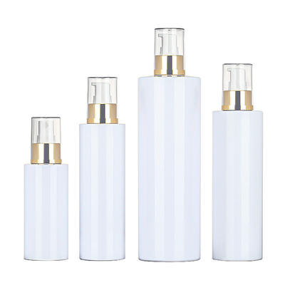 化粧品ボディ霧の噴霧器のクリーニングのためのプラスチック スプレーのローションの金の上のびんのあたりの卸し売り120ml 200ml 250ml 500ml