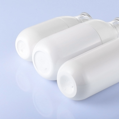 白は2つのOzの明確なプラスチック スプレーのびん香水のための物質的な丸型をかわいがる