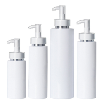 贅沢な250ml 500mlの白い円形の空のコンディショナーのシャワーによってはプラスチック包装の金のHdpeのシャンプーのびんがゼリー状になる
