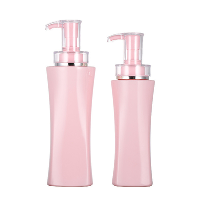 空350ml 500のMl贅沢なボディ ローションの包装のシャワーのゲルの容器のピンクのシャンプーのびん