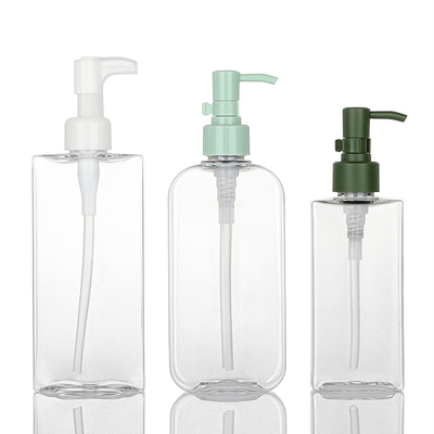 容器プラスチック ポンプ美顔術の清潔になるオイルBottlを包む明確な空の円形ボディ ローションの化粧品