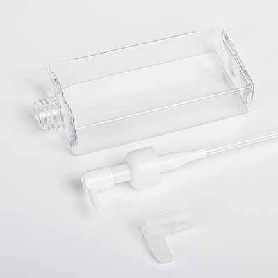 容器プラスチック ポンプ美顔術の清潔になるオイルBottlを包む明確な空の円形ボディ ローションの化粧品