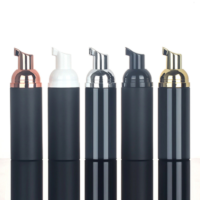 明確で黒い2つのOzの泡ポンプは130mmの高さ35.5mmの直径をびん詰めにする