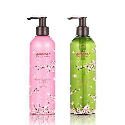 円形の化粧品のローションのびん、54mm緑の空ボディ ローションのびん300ML
