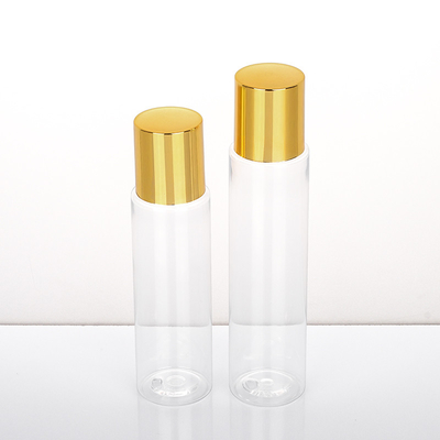 金のふたのプラスチック化粧品の容器120ML 150MLの空のローションのトナーびん