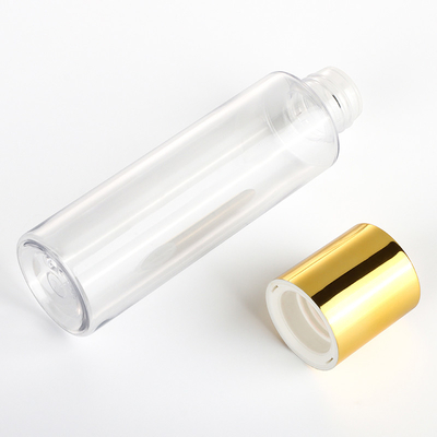 金のふたのプラスチック化粧品の容器120ML 150MLの空のローションのトナーびん